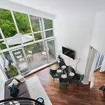 Apartmán Blueberry Living - Design Loft Nahe Muenchen - Dachterrasse - S-bahn Gauting