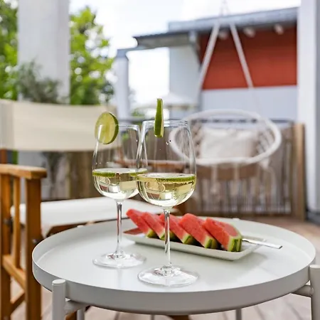 Apartment Blueberry Living - Design Loft Nahe Muenchen - Dachterrasse - S-bahn
