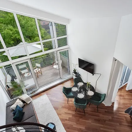Apartment Blueberry Living - Design Loft Nahe Muenchen - Dachterrasse - S-bahn Gauting
